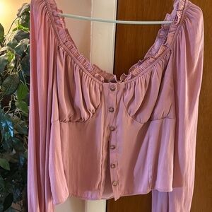 Beautiful light mauve top! 🎃